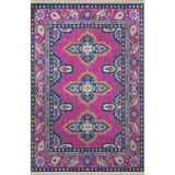 rugs modern Pembe Temalı Etnik Geleneksel Motif Desenli Kreatif Vintage Dekoratif Halı 2667, 120 x 180