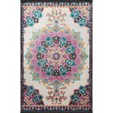 rugs modern Pembe Temalı Geleneksel Motif Gül Desenli Vintage Dekoratif Halı 2026, 80 x 300