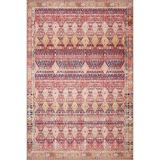 rugs modern Pembe Temalı Motifli Etnik Figür Desenli Vintage Dekoratif Halı 3926, 140 x 200