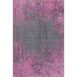 rugs modern Pembe Temalı Soft Desenli Dokuma Taban Halı ve Yıkanabilir Halı miravip10117, 100 x 250