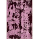rugs modern Pembe Temalı Soyut Desenli Kreatif Modern Dekoratif Halı 4751, 120 x 120