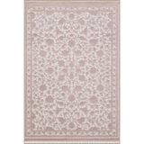 rugs modern Pudra Pembe Temalı Motifli Floral Çiçek Desenli Vintage Dekoratif Halı 4878, 100 x 300