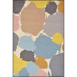 rugs modern Püskürtülmüş Duvar Boya Desenli Dokuma Taban Halı ve Yıkanabilir Halı miravip10428, 100 x 250
