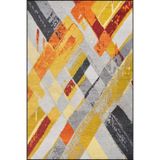 rugs modern Rengarenk Geometrik Yıkanabilir Modern Dekoratif ve Dokuma Taban Halı miravip984, 140 x 200