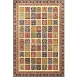 rugs modern Renkli Kareli Karışık Desen Halı 3684, 150 x 150