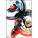 rugs modern Renkli Kütük Temalı Boyalı Desenli Dekoratif ve Yıkanabilir Halı miravip9329, 100 x 200