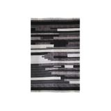rugs modern Rustik 4003 Gri Beyaz Geometrik Desenli Kilim, 150 x 230
