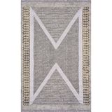 rugs modern Rustik Haki Beyaz 4009 Iskandinav Kilim, 75 x 300