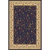 rugs modern Sarı Çiçekli Bordürlü Temalı Desenli Dokuma Taban Halı ve Yıkanabilir Halı aloha190, 140 x 200