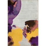 rugs modern Sarı Mor Temalı Soyut Desenli Kreatif Modern Dekoratif Halı 1994, 100 x 300