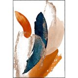 rugs modern Sepilmiş Boya Desenli Dekoratif Ve Yıkanabilir Halı Miravip9248, 100 x 100