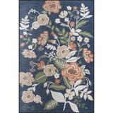 rugs modern Siyah Çiçekli Karabağ Geleneksel Hasır Ve Kahverengi Desenli Dekoratif Yıkanabilir Halı Miravip8421, 150 x 150