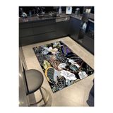 rugs modern Siyah Tonlu Hayvan Modern Dekoratif Halı miravip299, 140 x 200