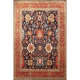 rugs modern Siyah ve Turuncu Tonlarda Geometrik Desenli Dekoratif Halı 4059, 150 x 300
