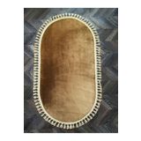 rugs modern Smoth Oval Camel Leke Tutmaz Yıkanabilir Kaymaz Taban Saçaklı Püsküllü Peluş Halı, 100 x 300