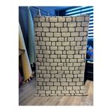 rugs modern Stone Koleksiyonu Gri Taş Görünümlü Modern Makina Dokuma Halı, 80 x 150