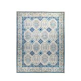 rugs modern Suzani Etnik Çini Desen Mavi Çok Renkli Desenli Dekoratif Halı 1723, 100 x 200