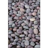 rugs modern Taş Desenli Dokuma Taban Halı ve Yıkanabilir Halı miravip10437, 75 x 200