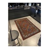 rugs modern Turuncu Antik Tasarım Serisi Bej Bordür Detaylı Desenli Vintage Dekoratif Halı antik51, antik51-75200