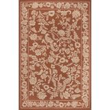 rugs modern Turuncu Bej Çiçek ve Kuş Baskı RF Dokuma Taban Dijital Baskılı Halı Mira 1421, 100 x 200