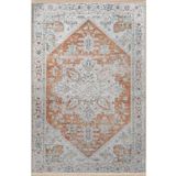rugs modern Turuncu Bej Temalı Geleneksel Motif Etnik Desenli Vintage Dekoratif Halı 2776, 140 x 200