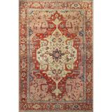 rugs modern Turuncu Bej Temalı Geleneksel Motif Etnik Desenli Vintage Dekoratif Halı 3490, 150 x 300
