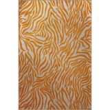 rugs modern Turuncu Bej Temalı Soyut Hayvan Zebra Desenli Kreatif Modern Dekoratif Halı 2820, 100 x 300
