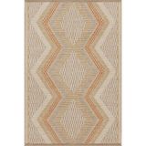 rugs modern Turuncu Çapraz Geometrik Renkli Dokuma Taban Halı Miravip8110, 100 x 100
