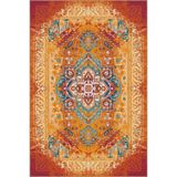 rugs modern Turuncu Geleneksel Desenli Dokuma Taban Halı ve Yıkanabilir Halı miravip10082, 100 x 250
