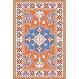 rugs modern Turuncu Geometrik Kreatif Dekoratif Halı 4144, 75 x 200