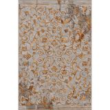 rugs modern Turuncu Gri Temalı Geleneksel Motif Etnik Desenli Vintage Dekoratif Halı 4920, 140 x 200