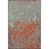 rugs modern Turuncu Modern Renkli Desenli Dekoratif Halı miravip914, 75 x 200
