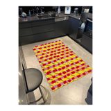 rugs modern Turuncu Pembe Kareli Modern Dokuma Taban Halı miravip480, 75 x 150