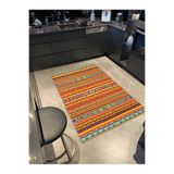 rugs modern Turuncu Renkli Baklava Geometrik Modern Dekoratif Halı miravip302, 100 x 150