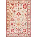 rugs modern Turuncu Renkli Botanik Desenli Dokuma Taban Halı ve Yıkanabilir Halı aloha103, 150 x 300