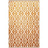rugs modern Turuncu Temalı Geleneksel Motif Desenli Dekoratif Halı 1934, 100 x 300