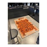 rugs modern Turuncu Temalı ve Hayvan Desenli Dekoratif Halı miravip440, 150 x 300