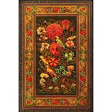 rugs modern Turuncu ve Karışık Renkli Çiçekli Floral Geometrik Modern Dekoratif Halı miravip250, 75 x 240