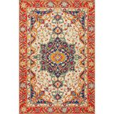 rugs modern Turuncu Yıldızlı Geleneksel Desenli Kreatif Dokuma Taban Halı Miravip128, 150 x 150