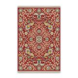 rugs modern Vintage Çini Desen Kırmızı Etnik Desenli Dokuma Taban Dijital Baskılı Halı Mira 1391, 80 x 200