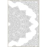 rugs modern Yarım Yıldızlı Soft Desen Dokuma Taban Halı ve Yıkanabilir Halı miravip10499, 155 x 230