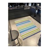 rugs modern Yeşil Mavi Misket Desenli Dokuma Taban miravip696, 100 x 200