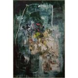 rugs modern Yeşil Temalı Çok Renkli Soyut Desenli Modern Dekoratif Halı 2975, 140 x 200