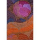 rugs modern Yuvarlak Boyalı Desenli Dokuma Taban ve Yıkanabilir Halı miravip9438, 100 x 250