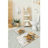 Rugviva BS209 Dijital 2'li 60x90 cm + 60x60 cm Banyo Paspas Seti