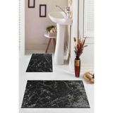 Rugviva Dijital Banyo Halısı Klozet Takımı 2'Li Paspas Seti Bs015 60X90-60X60Cm., Nocolor-02D75Fe6, Tek Ebat