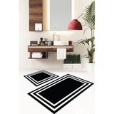 Rugviva Dijital Banyo Halısı Klozet Takımı 2'Li Paspas Seti Bs033 60X90-60X60Cm., Nocolor-47Bc2E7D, Tek Ebat