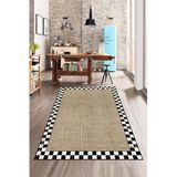 Rugviva Kaymaz Taban Mutfak Halısı Hasır Desen Ar331, Bej, 100 X 200