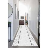 Rugviva Kaymaz Tabanlı Kesme Rulo Yolluk Legend Kenarlı Ar369, Gri, 100 X 160