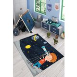 Rugviva KD127 Kaymaz Tabanlı Makinede Yıkanabilir Çocuk Halısı